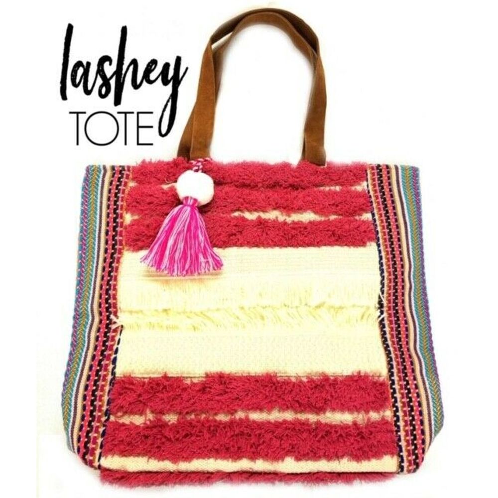 The Lashey Large Tote Pink